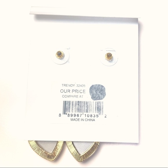 BAUBLEBAR | Gold Tone Heart Tortoise Resin Drop Tiered Dangle Earrings Women's - Picture 7 of 7